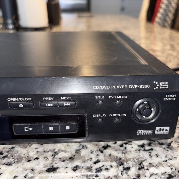 Vintage Sony DVP-S360 DVD/CD Player-*READ* - Picture 4 of 10